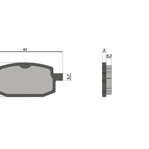 brake pads homologated